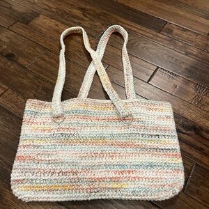 Multicolor crochet Tote Bag/purse